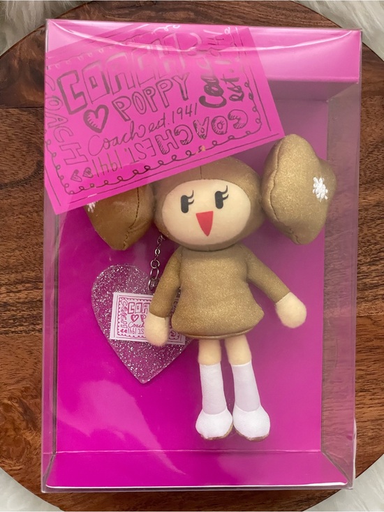 Coach Handbags - COACH Poppy Chan Goldy Plush Bag Charm